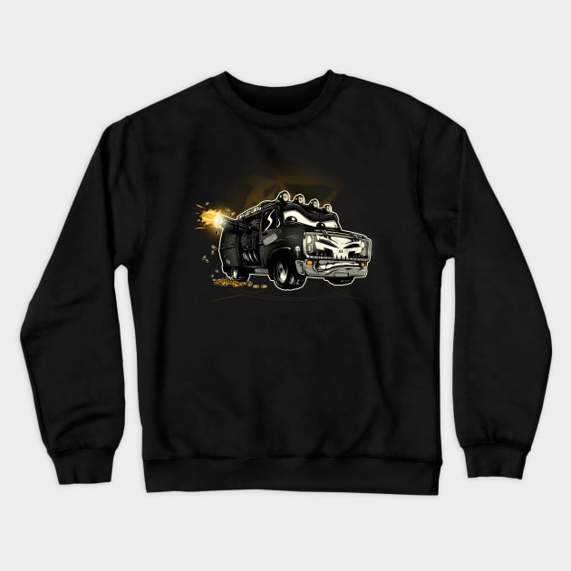 War Wagon Crewneck Sweatshirt by poopsmoothie